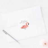 Flamingo Baby Shower Stickers (Umschlag)