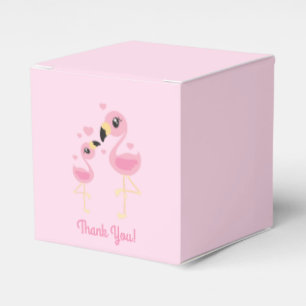 Flamingo Babydusche Niedlich Tropical Geschenkschachtel