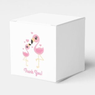 Flamingo Babydusche Niedlich Tropical Geschenkschachtel