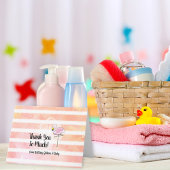 Flamingo Babydusche Vielen Dank Dankeskarte