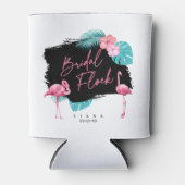 Flamingo Bachelorette Bridal Flock ID930 Dosenkühler (Vorderseite)