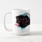 Flamingo Bachelorette Flocking Fantastic V2 ID930 Kaffeetasse (Links)