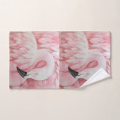 Flamingo-Badehandtücher Badhandtuch Set (Handtuch)