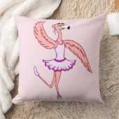 Flamingo Ballerina Kissen (Decke)