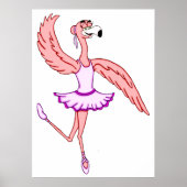 Flamingo Ballerina Poster (Vorne)