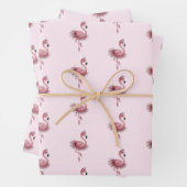 Flamingo Ballet Dancer Geschenkpapier Set (Beispiel)