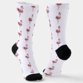 Flamingo Balletttänzer Socken (Gewinkelt)