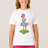 Flamingo Baseball Baseball T-Shirt (Vorderseite)