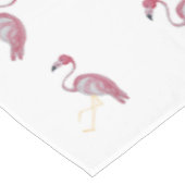 Flamingo Basketweave Lattice Tablecloth Tischdecke (Schrägansicht)