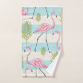 Flamingo Bath Handtuch Set (Handtuch)