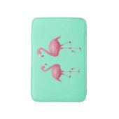 Flamingo Bath Mat Badematte (Vorderseite Vertikal)