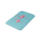 Flamingo Bath Mat Badematte (Schrägansicht)