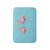 Flamingo Bath Mat Badematte (Vorderseite Vertikal)