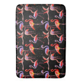 Flamingo Bath Mat Large Badematte (Vorderseite Vertikal)