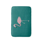 Flamingo Bathmat Badematte (Vorderseite Vertikal)