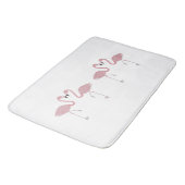 Flamingo Bathmat Badematte (Schrägansicht)