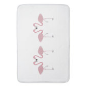Flamingo Bathmat Badematte (Vorderseite Vertikal)