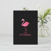 Flamingo Be Flamazing Einladung (Stehend Vorderseite)