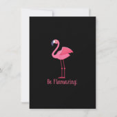 Flamingo Be Flamazing Einladung (Vorderseite)