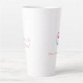 Flamingo Beach Barre Latte Tasse (Vorderseite)
