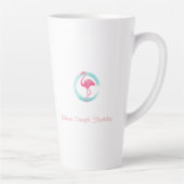 Flamingo Beach Barre Latte Tasse (Rechts)