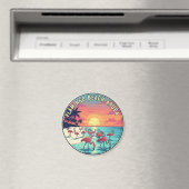 Flamingo Beach in Aruba Magnet (In Situ (Geschirrspüler))