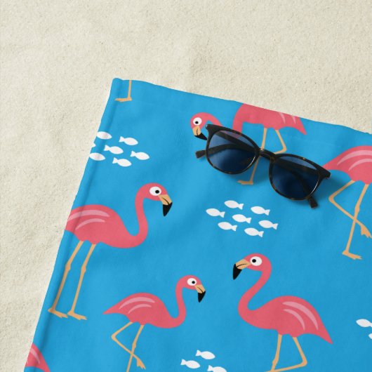 Flamingo Beach Towel Strandtuch (Beispiel)