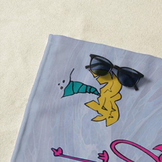 Flamingo Beach Towel Strandtuch (Beispiel)