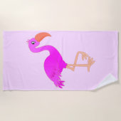 Flamingo Beach Towel Strandtuch (Vorderseite)