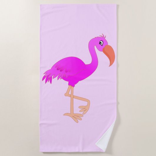 Flamingo Beach Towel Strandtuch (Vorderseite)