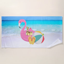 Flamingo Beach Towel Strandtuch