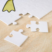 Flamingo beim Tauchen mit Schnorchel Puzzle (Seite)