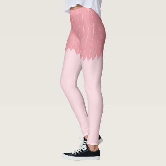 Flamingo-Bein-Leggings Leggings (Links)