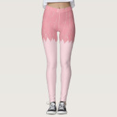 Flamingo-Bein-Leggings Leggings (Vorderseite)