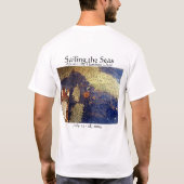 Flamingo-Benommenheits-Schablone T-Shirt (Rückseite)