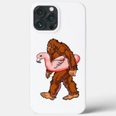 Flamingo Bigfoot Case-Mate iPhone Hülle (Rückseite)
