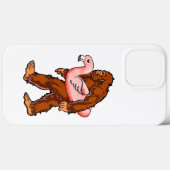 Flamingo Bigfoot Case-Mate iPhone Hülle (Rückseite (Horizontal))