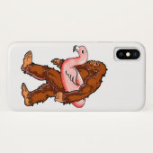 Flamingo Bigfoot Case-Mate iPhone Hülle (Rückseite (Horizontal))