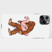 Flamingo Bigfoot iPhone Hülle (Rückseite (Horizontal))