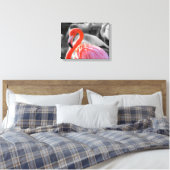 Flamingo Bird Fotografy Leinwanddruck (Insitu (Schlafzimmer))