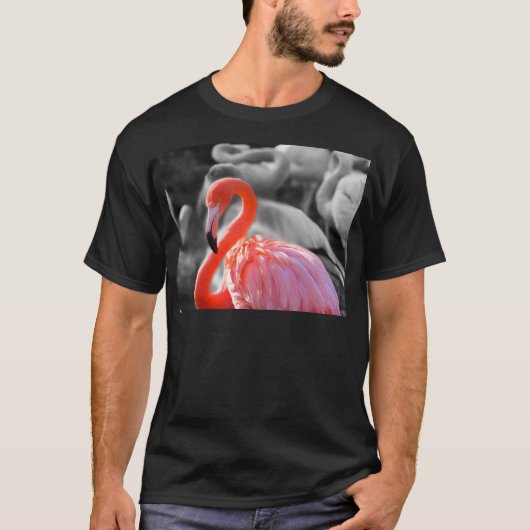 Flamingo Bird Fotografy T-Shirt (Vorderseite)