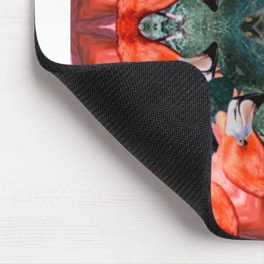 Flamingo Bird Mousepad (Ecke)