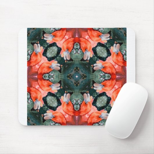 Flamingo Bird Mousepad (Mit Mouse)