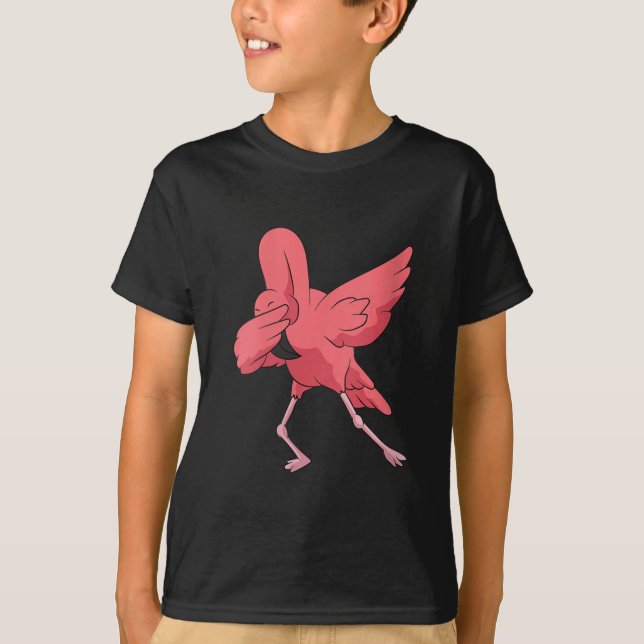 Flamingo Bird Niedlich Flamingo T-Shirt (Vorderseite)