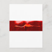 Flamingo Bird Postkarte (Vorderseite)