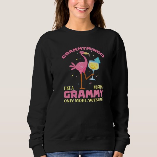 flamingo bird quote dad mom 2 sweatshirt (Vorderseite)