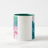 Flamingo Bird Tropische Tasse (Mittel)