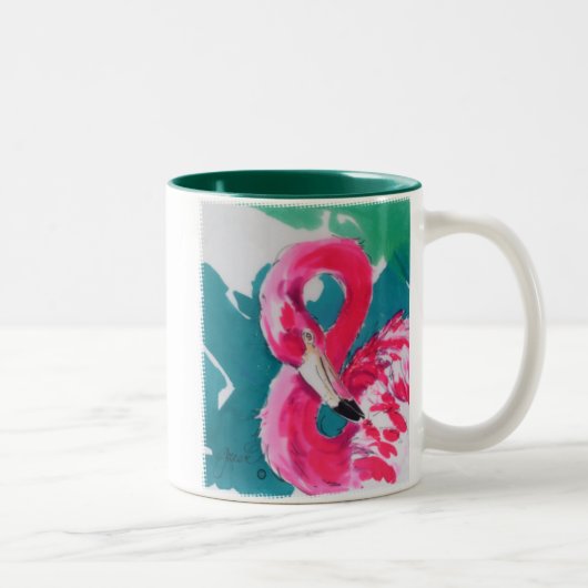 Flamingo Bird Tropische Tasse (Rechts)