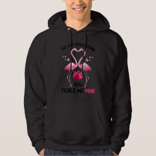 Flamingo Birds Couple Valentinstag Liebe Flamingo Hoodie
