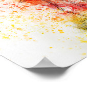 Flamingo Birds Poster (Ecke)